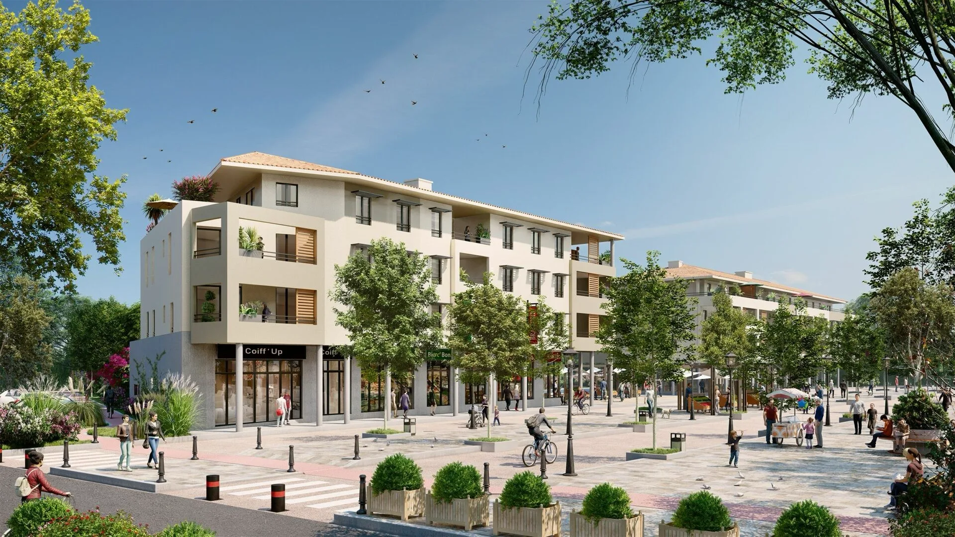 Construction d’un immeuble de logements et commerces — Ventabren (13)